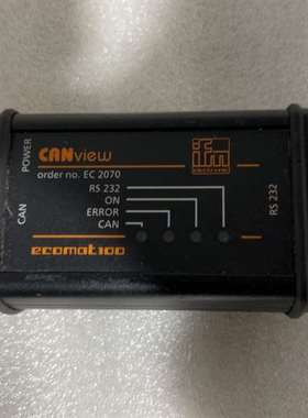 可维修ifm易福门CANview模块型号EC2070，RS232接