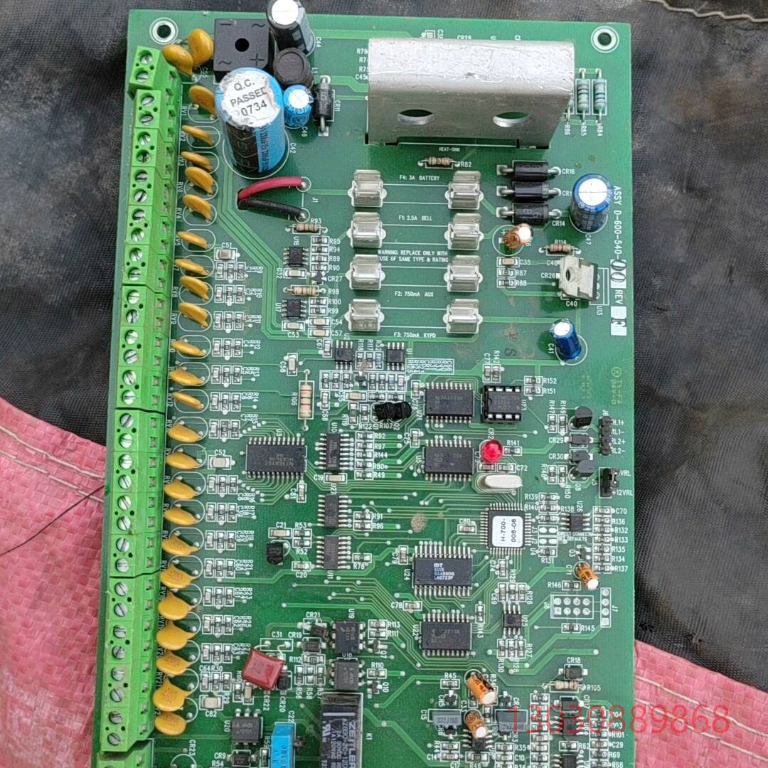 可维修拆机报警器主板ASSY-D-600-540-00 Rev f