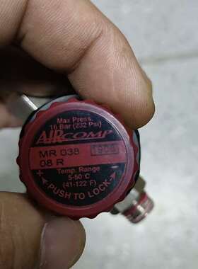 可维修AIRCOMP 调压阀 MR038 拆机配件闲置 只有