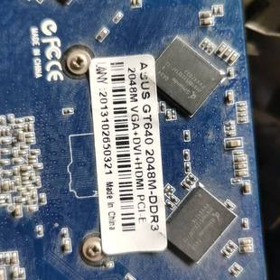 DDR3显卡 2048M 功能 GT640 可维修拆机华硕ASUS