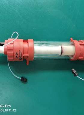 可维修GE层析柱XK26，红色外壳透明主体，型号