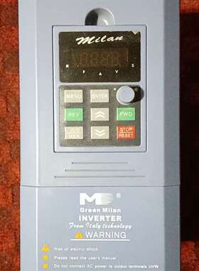 可维修拆机米兰M5000-VT2.2GS变频器，电压380V功