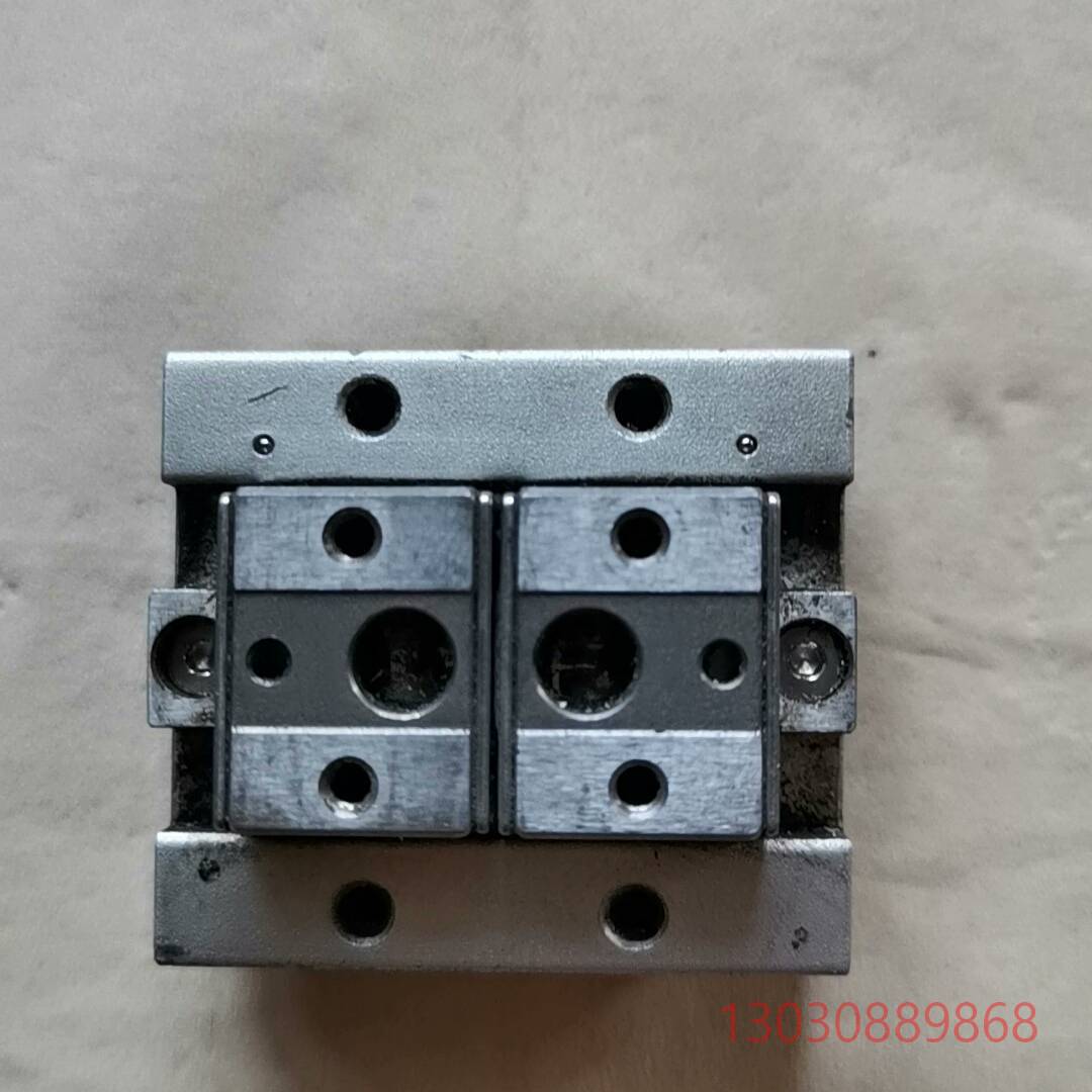 可维修导轨滑台平行手提气缸MHF2-8DR拆机