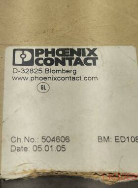 可维修菲尼克斯PLC-ATP BK 隔板2966841全新原包装