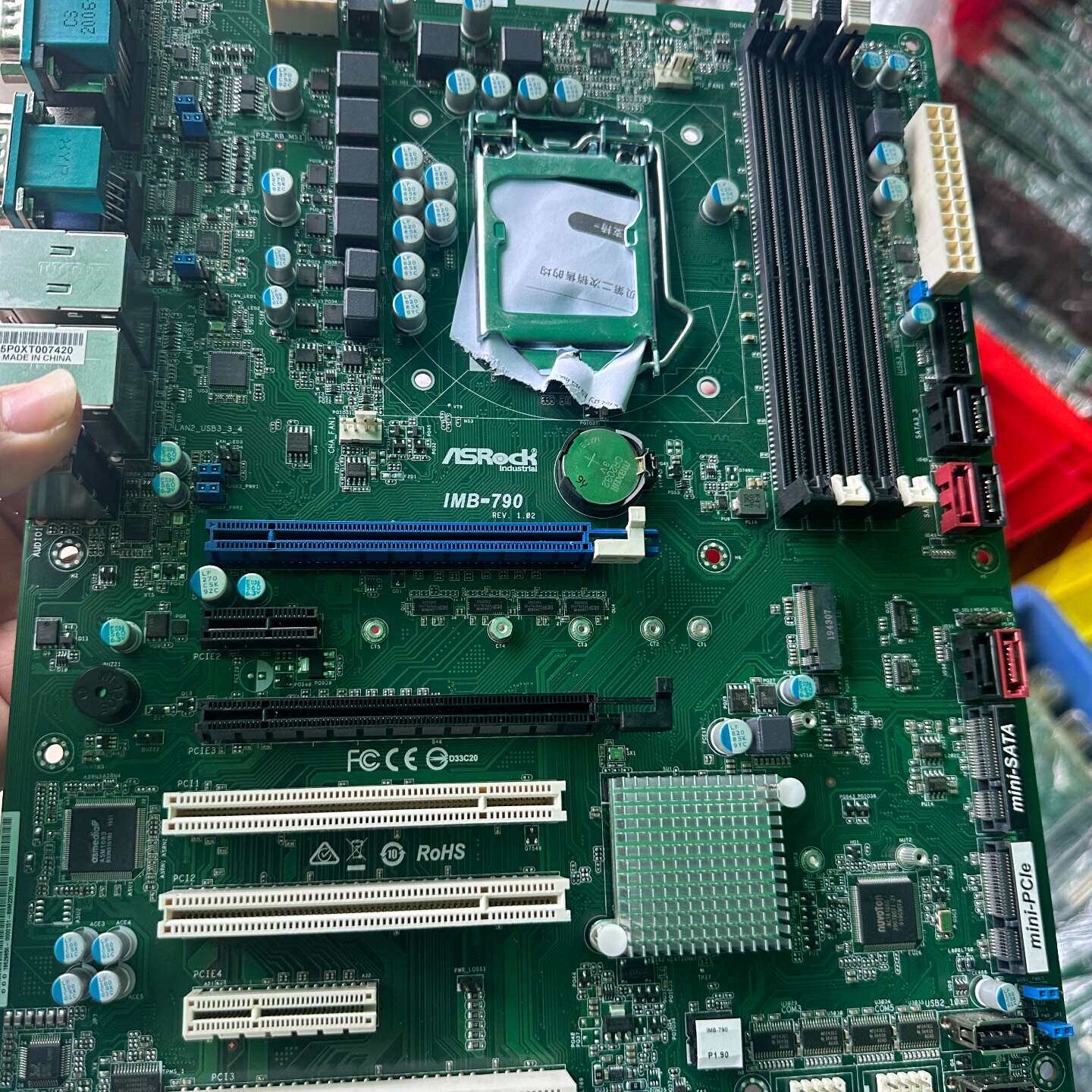 可维修华擎IMB-790工控主板 1151针口 双千兆网