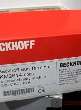 可维修BECKHOFF倍福模块原装新品KM2614  成色嘎