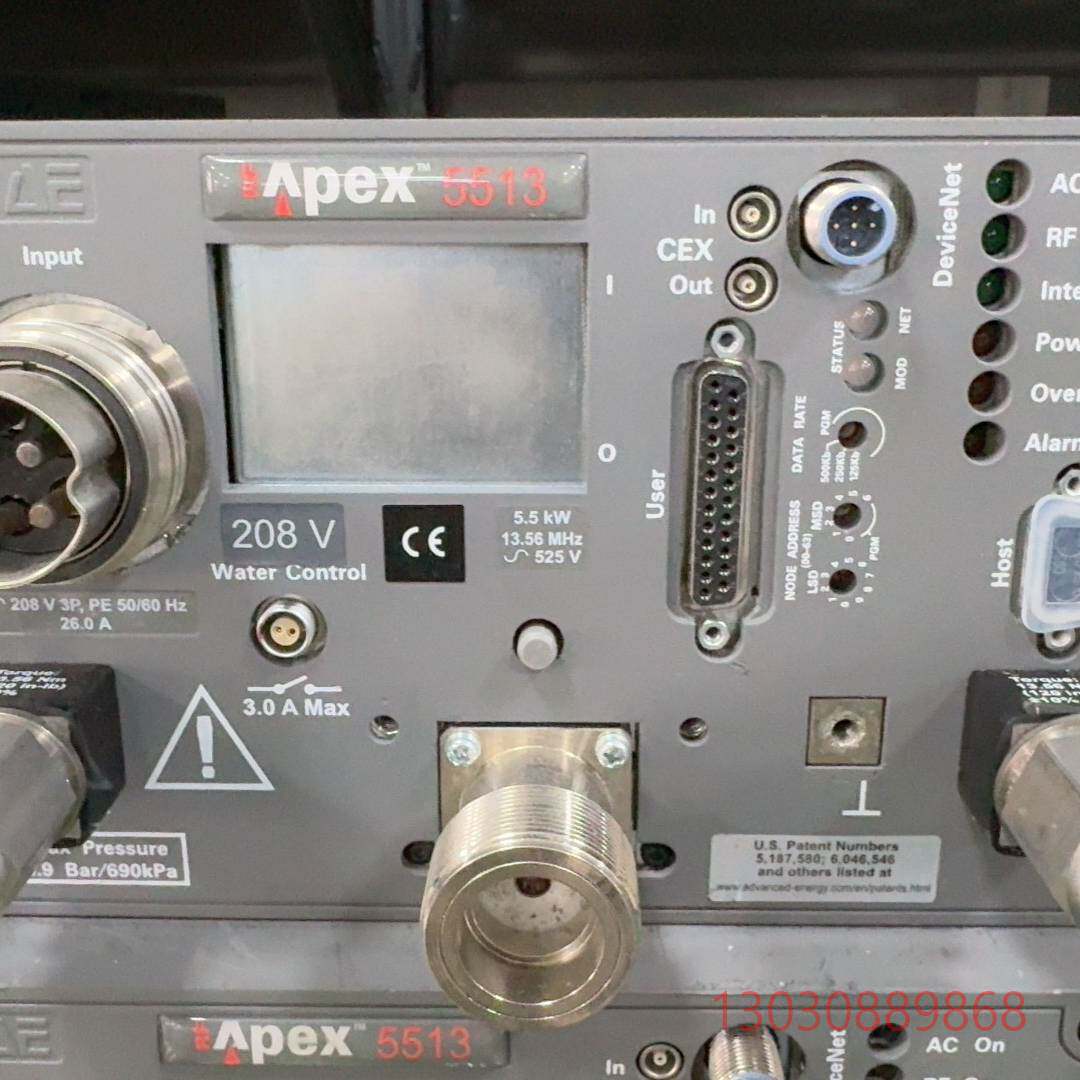 可维修AE. RF 5513电源，208V 5.5KW 13.56