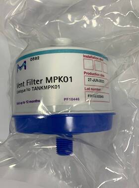 可维修密理博  TANKMPK01 空气过滤器，全新未拆