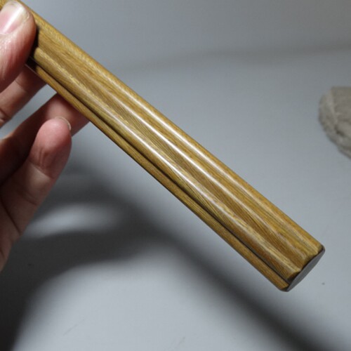 绿檀木实木棍太极棍文玩棍