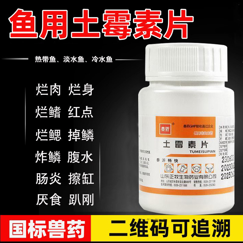 鹦鹉鱼锦鲤鱼病白点白毛烂尾烂腮立鳞黑斑水霉肠炎观赏鱼药乌龟药