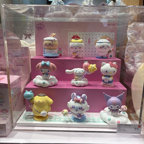正版MINISO名创优品CHIIKAWAX 三丽鸥联名系列潮玩摆件盲盒 手办