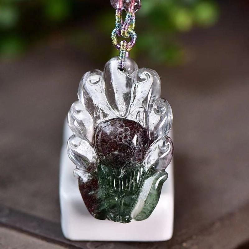 水晶时尚风饰品情人节礼物绿幽灵