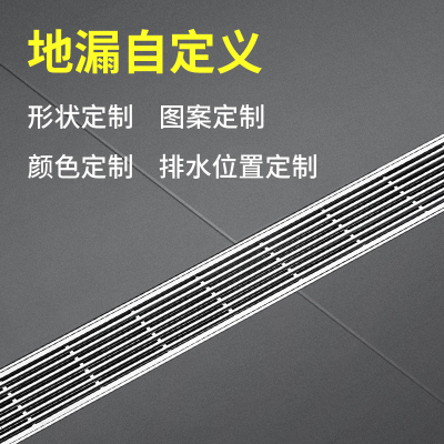 长条地漏定制偏心不锈钢卫生间老式下水口防臭器隐形地漏盖