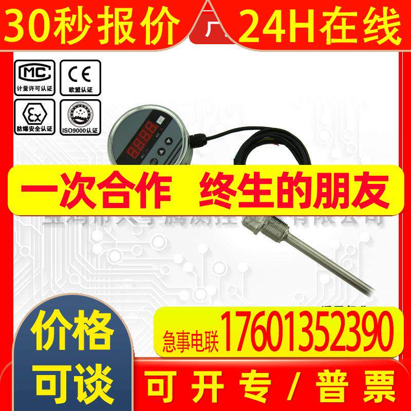 智能数显温度控制器电接点温度表温度开关继电器报警PT100热电阻
