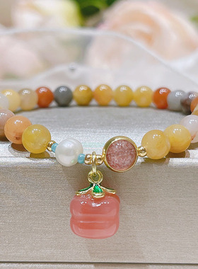 玉手串女盐源玛瑙玛瑙熙薇迩复古