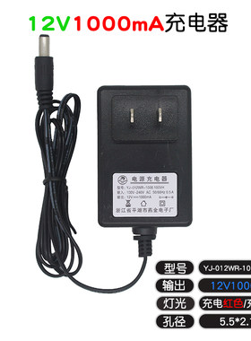 燕金12v1000ma儿童电车充电器