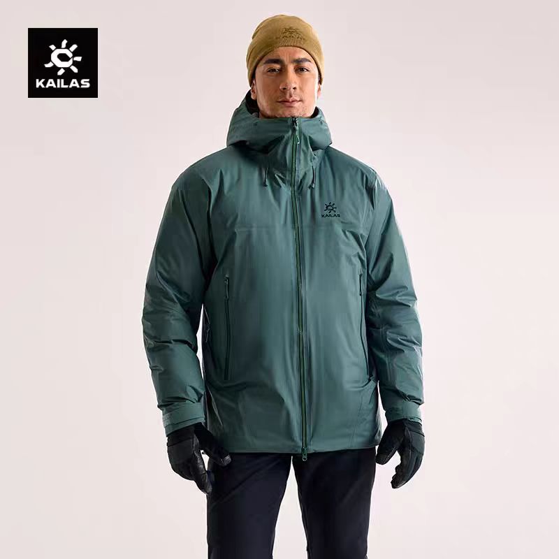 24款凯乐石KAILAS阿斯本硬壳羽绒服700蓬鹅绒防水户外滑雪外套男