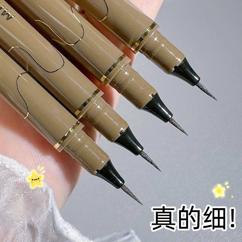 纤细防水防汗眼线液笔野生自然速干耐汗不晕染纤细眼线笔黑色棕色,彩妆/香水/美妆工具,眼线,淘宝优惠券,粉丝福利购,淘宝优惠卷