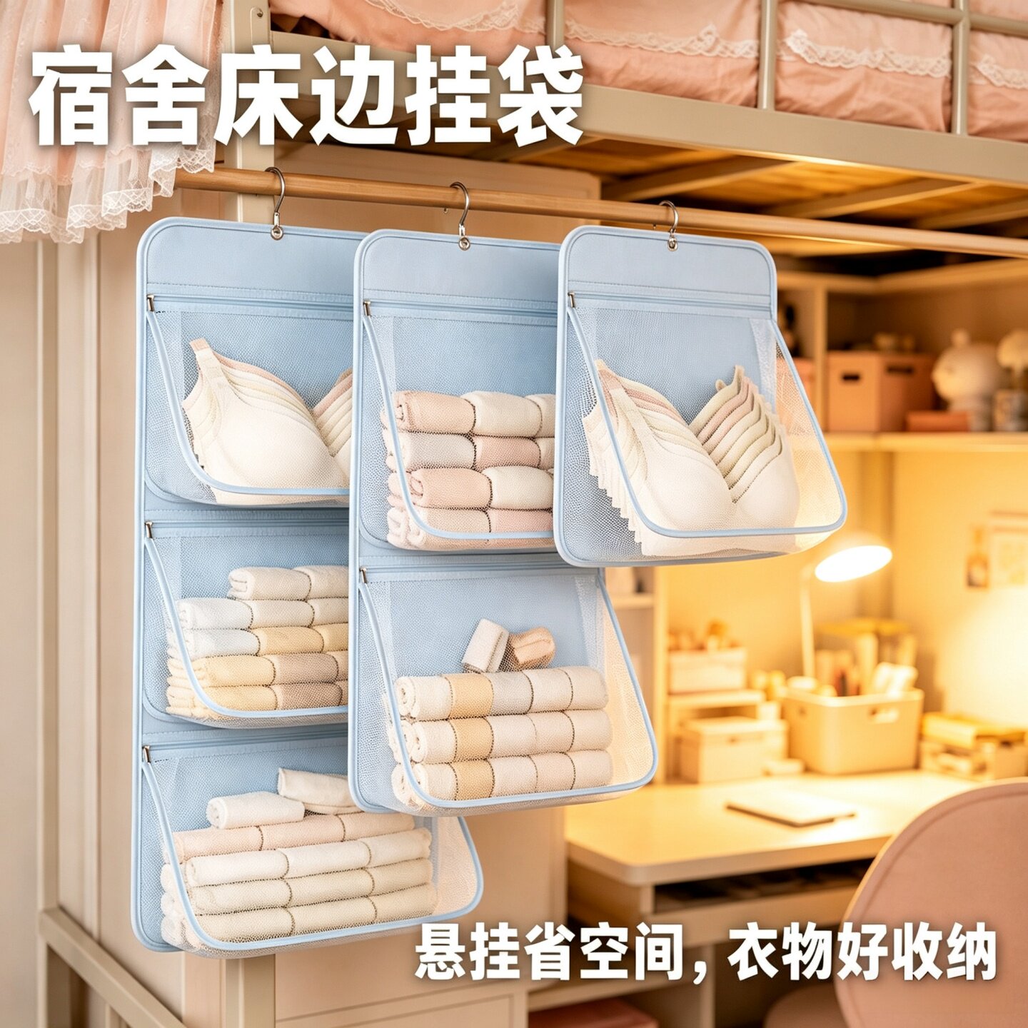 内衣内裤收纳袋包悬挂式