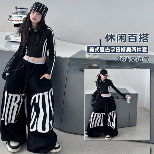 松弛感女童街舞演出服2026