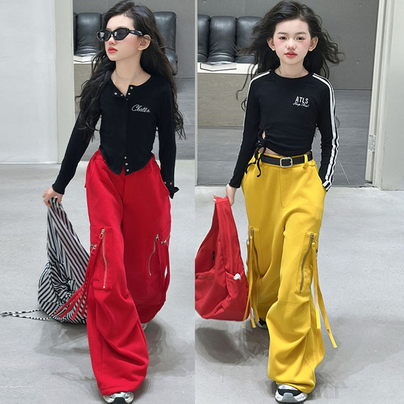 酷飒女童爵士服个性走秀街舞服潮