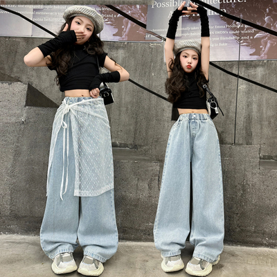 偶搭熊女童炸街爵士舞服童装