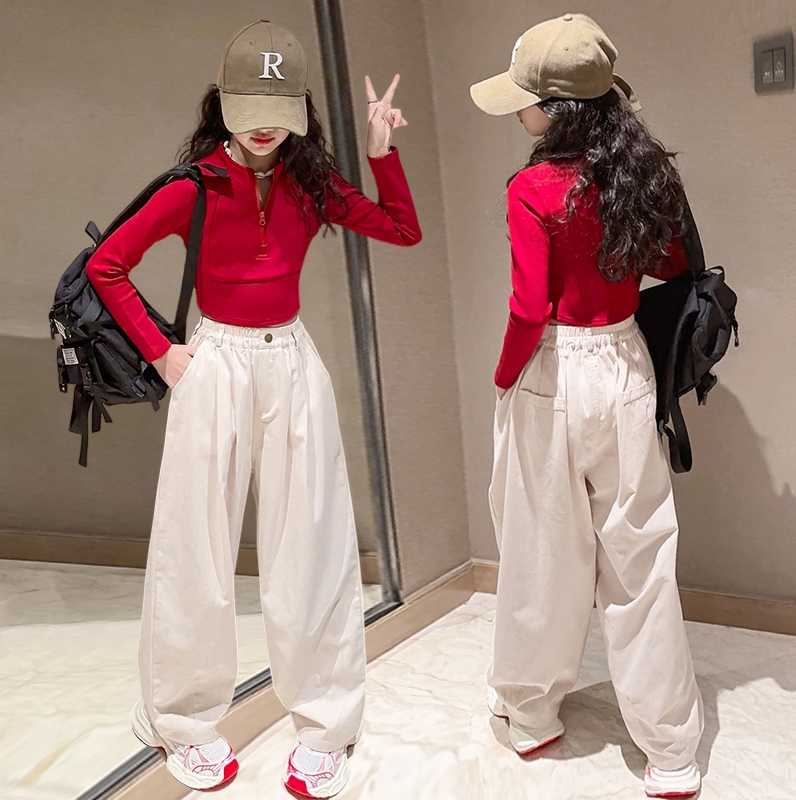 偶搭熊女童网红爵士服童装