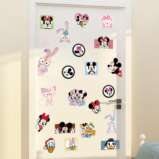 迪士尼游轮门贴磁吸贴纸入户门家居卡通可爱装饰冰箱贴网红小礼物