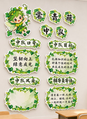 中小学班级少先队墙贴定制