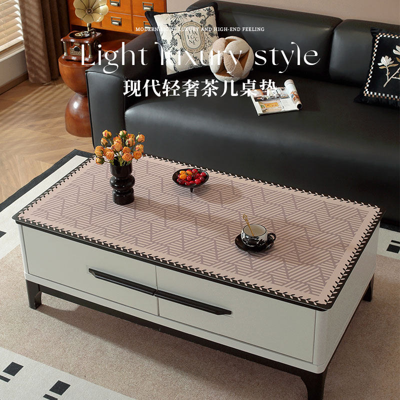 茶几桌垫pvc餐桌布防水防油免洗2026新款客厅电视柜台面保护垫子,居家布艺,桌布,淘宝优惠券,粉丝福利购,淘宝优惠卷