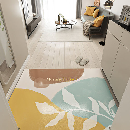 莫兰迪入户地垫可擦免洗pvc玄关