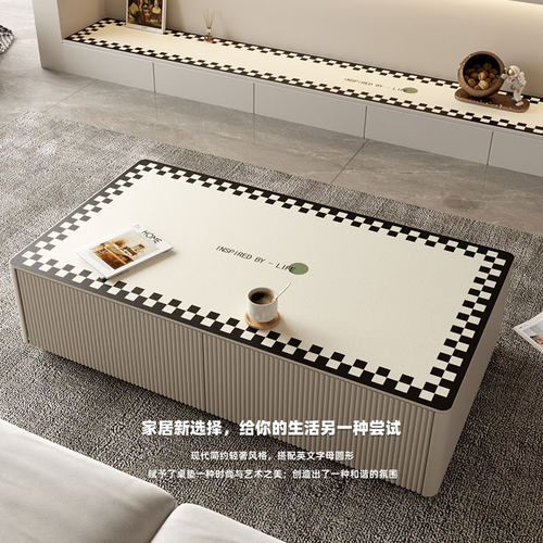 茶几桌布皮革防油免洗轻奢高级感