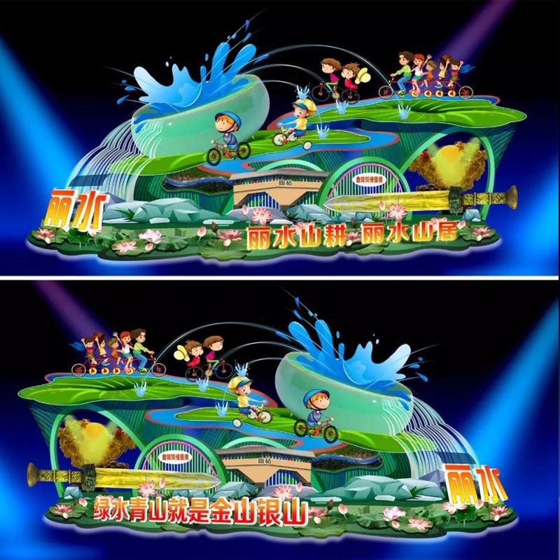 厂家定制景区巡游花车彩车节庆庆典巡游彩车彩船电动花车制作厂家