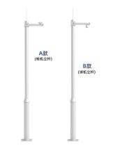 。监控立杆3米4/5/6室外杆子摄像头支架3.5柱子户外2立柱路灯一体