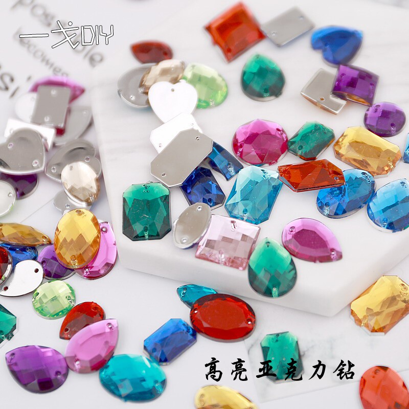 Special Offer Acrylic Sew Diamond clothes Wedding dress colour Blessing bag Package diy Rhinestone Accessories Sequinsin the Accessories/Fashion Jewelry,  DIY Fitting , Other DIY Jewelry Accessories  category - from Buy2taobao.com to provide professional Taobao agent buy service
