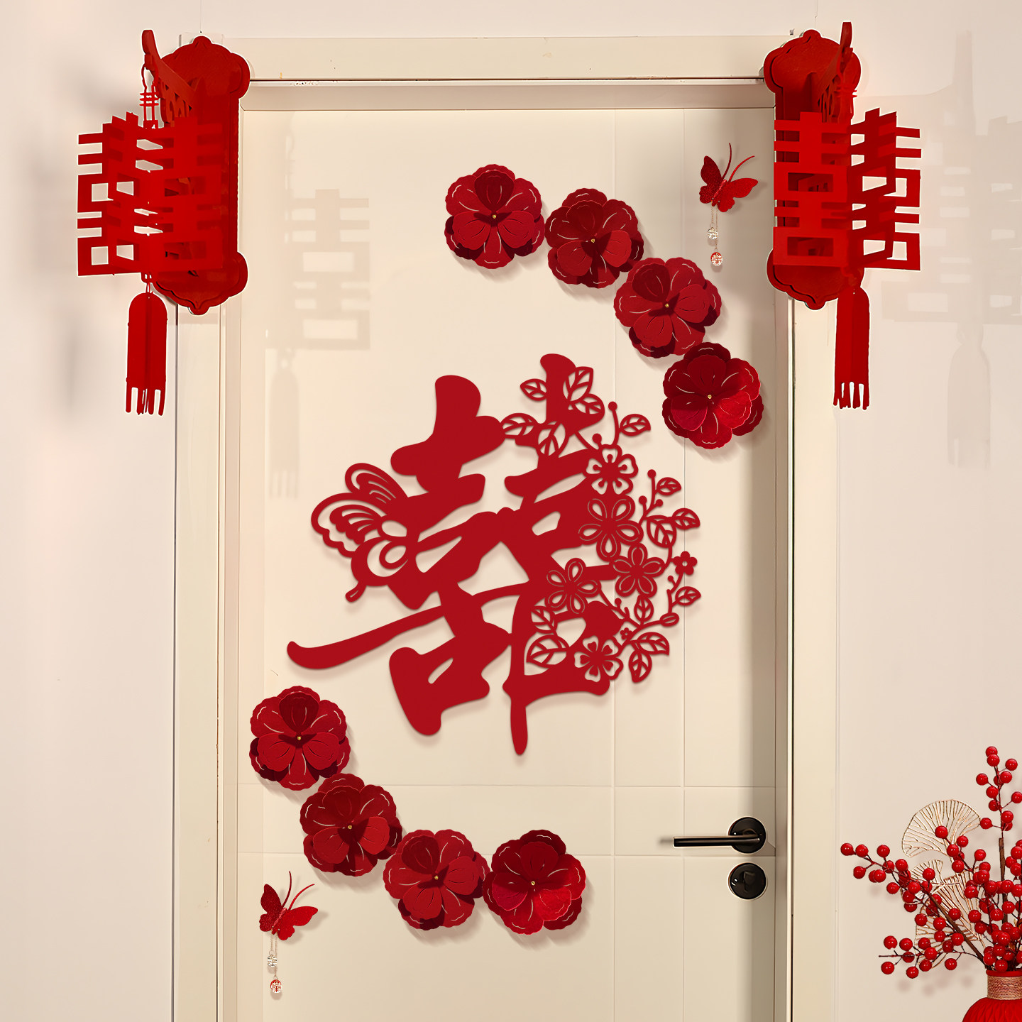 喜字装饰婚房布置男女方床头新房客厅全屋卧室背景墙婚礼氛围套装,节庆用品/礼品,喜字/剪纸/贴纸,淘宝优惠券,粉丝福利购,淘宝优惠卷