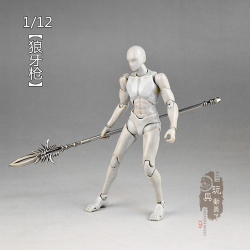 1/12微缩兵器马超狼牙枪