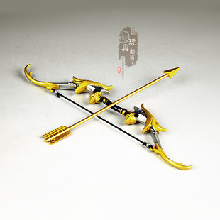 1/6微缩兵器 弯弓终末嗟叹之诗绝弦弓箭12寸兵人武器模型收藏摆件