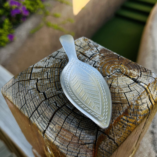 18-10不锈钢茶匙茶叶勺复古做旧