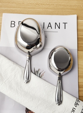 经典!店主自留款PH 18-10不锈钢西餐小舀勺深汤勺料汁勺浇汁勺