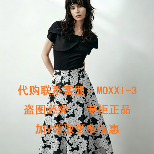 茜可可2026夏装新款黑色短袖