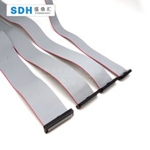 JTAG IDC2.0mm间距灰色排线FC6 20P JLINK下载线