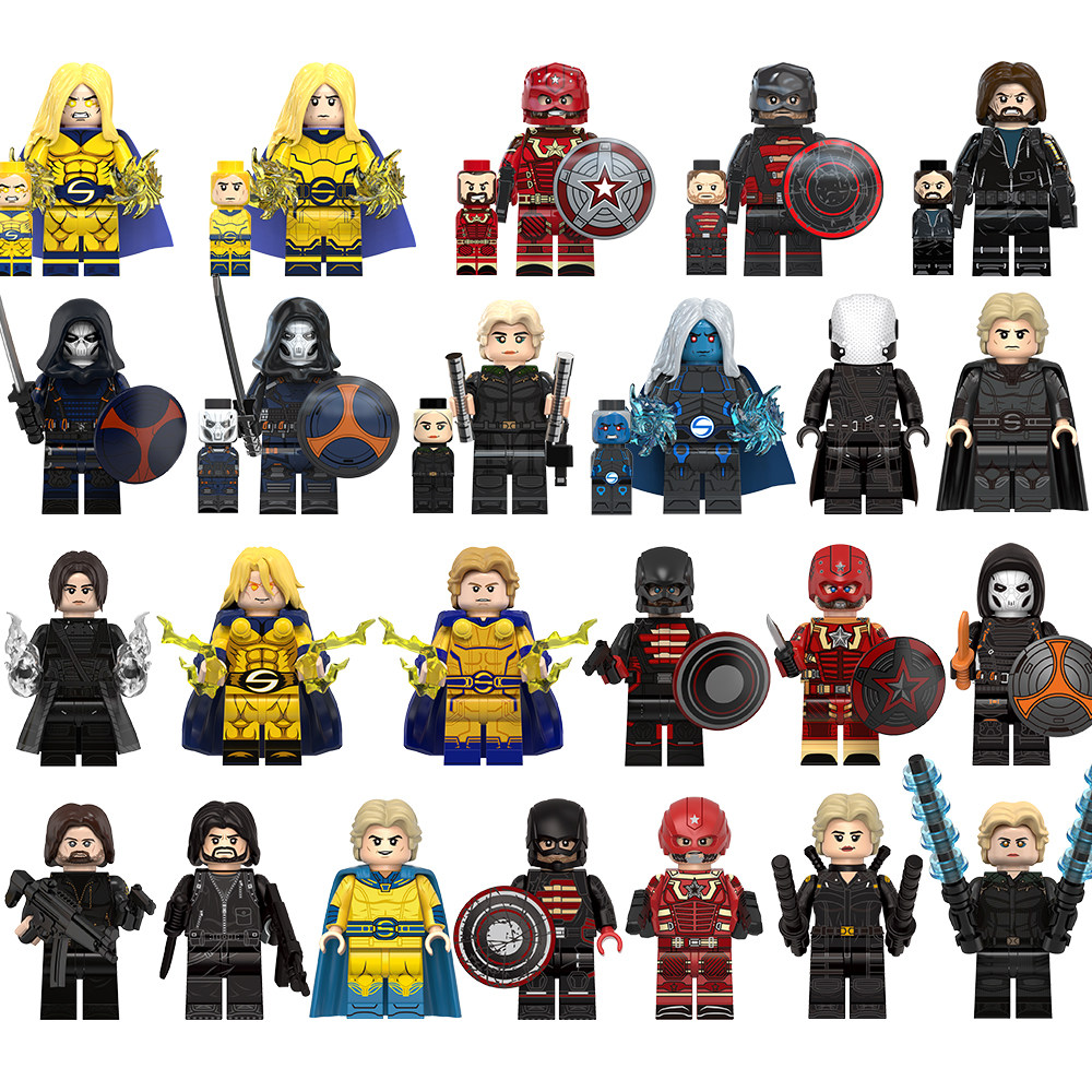 中国积木雷霆特工人仔通用小颗粒