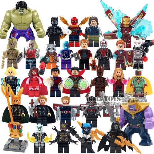 中国积木超英系列拼插积木人仔