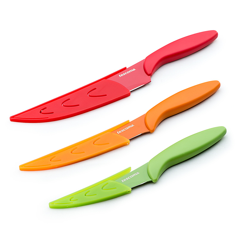 捷克进口Tescoma水果刀家用带鞘