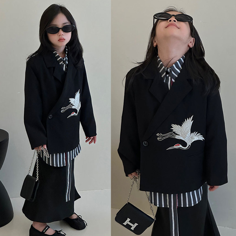 女童西装外女宝休闲西服上衣