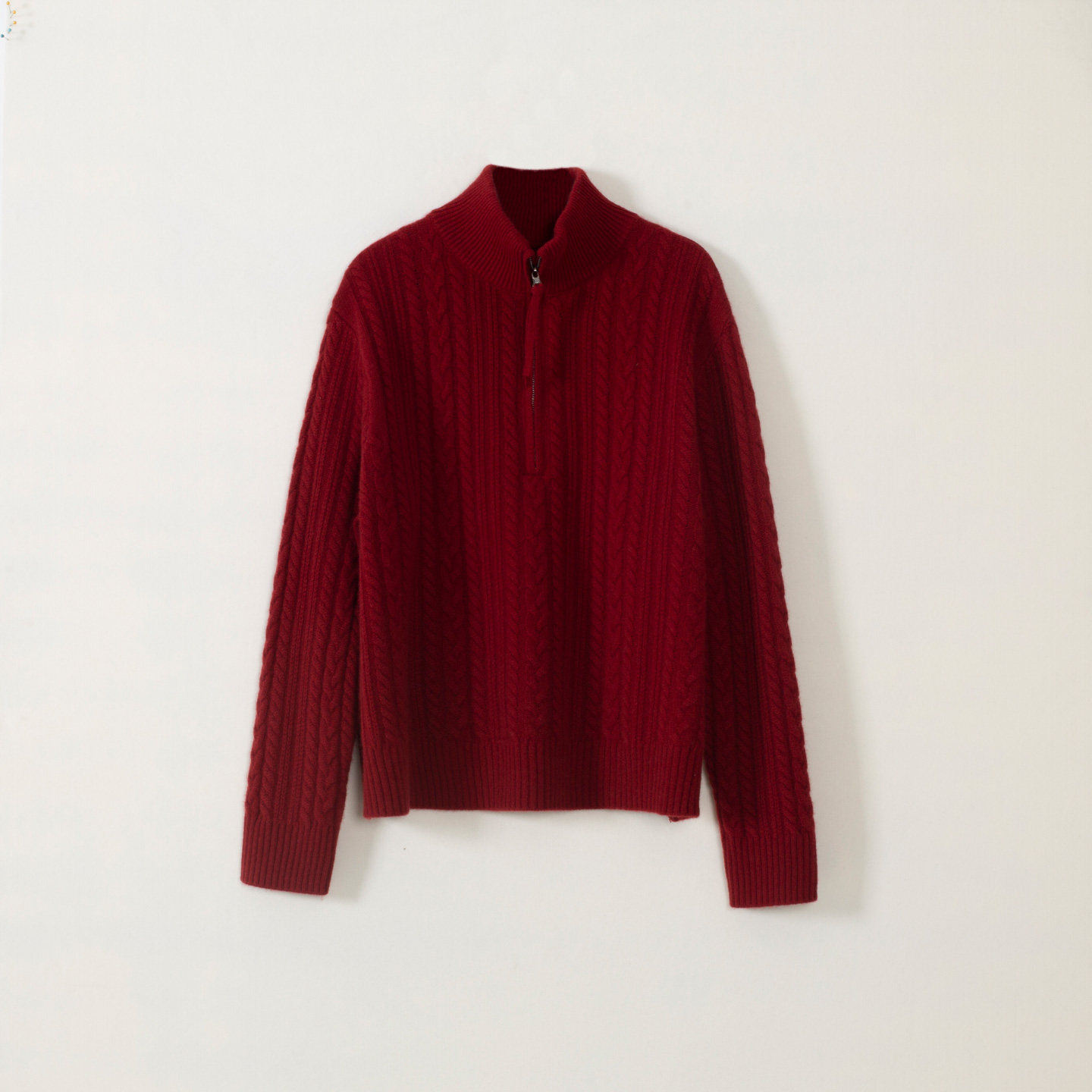 玛洛薇 M-36650 高领山羊绒衫女半拉链麻花纹针织毛衣,女装/女士精品,羊绒衫,淘宝优惠券,粉丝福利购,淘宝优惠卷