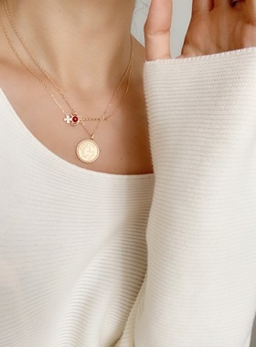 加拿大伊丽莎白女王权杖锁骨链