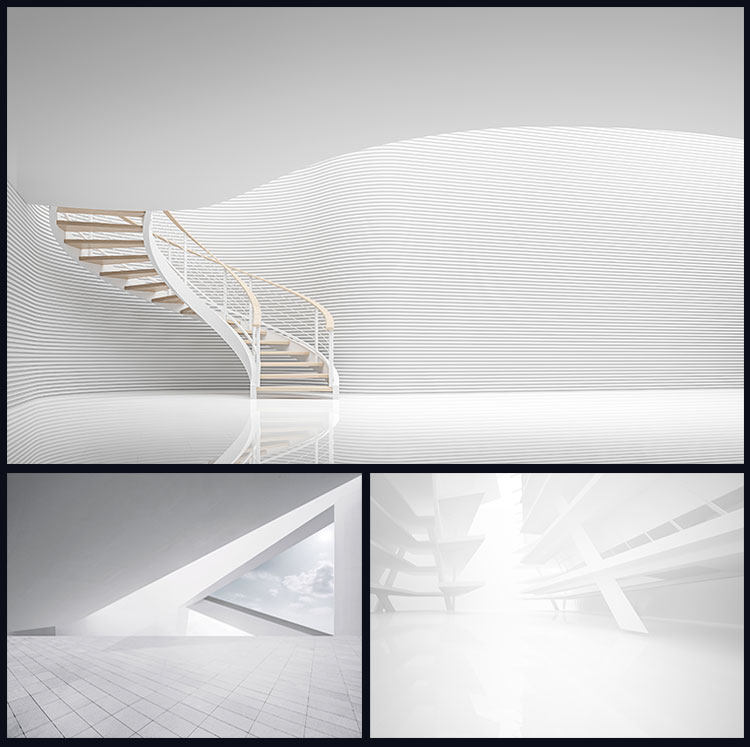 灰白色3d立体创意空间设计背景jpg图片素材