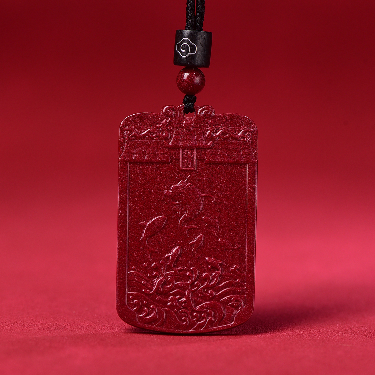 高含量朱砂麒麟坠吊坠